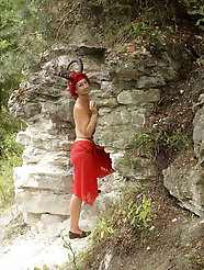 Forest Satyr on the Rock