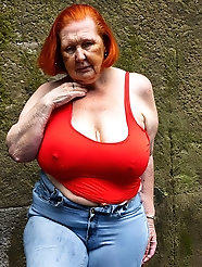 Mature British Beauty Gets Wet and Wild in Tank Top