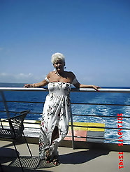 Non-nude hot busty blonde granny